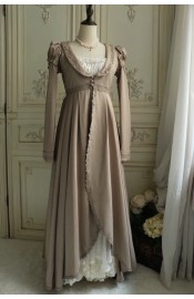 Faeries Daffodil Candle Cover Open Front Overdress Jacket(Reservation/3 Colours/Full Payment Without Shipping)